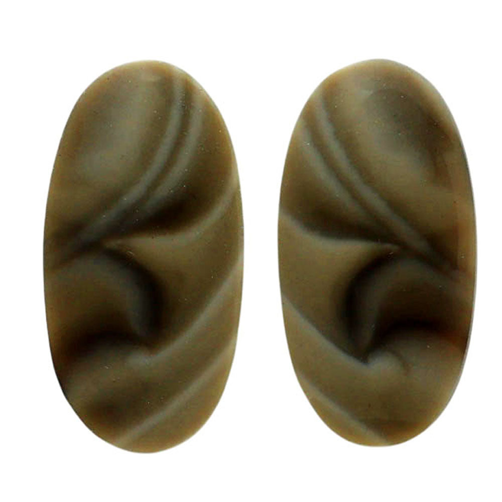Flint Stone Pair 13x25.3x3 mm Oval Shape Polished Gemstone LS133-06991