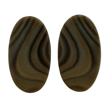 Flint Stone Pair 14.4x25.7x4 mm Oval Shape Polished Gemstone LS133-06996