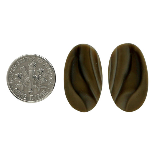 Flint Stone Pair 14.2x24.7x4 mm Oval Shape Polished Gemstone LS133-06998
