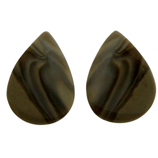 Flint Stone Pair 15.4x20.6x4.3 mm Pear Shape Polished Gemstone LS133-06999