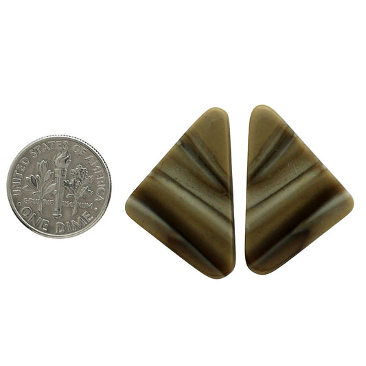 Flint Stone Pair 18.4x29.1x4.3 mm Fancy Shape Polished Gemstone LS133-07002