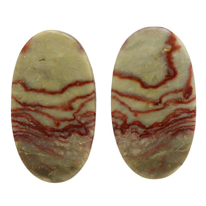 Wave Dolomite Pair 14x25x4 mm Oval Shape Polished Gemstone LS134-07035