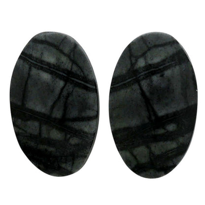 Picasso Jasper Pair 14x23.1x4 mm Oval Shape Polished Gemstone LS135-07091