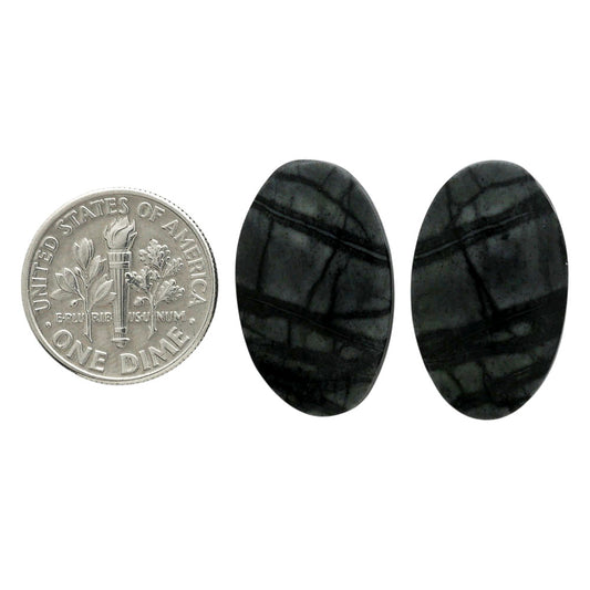 Picasso Jasper Pair 14x23.1x4 mm Oval Shape Polished Gemstone LS135-07091