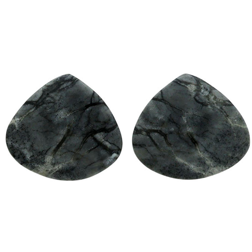 Picasso Jasper Pair 19.2x21.1x4 mm Heart Shape Polished Gemstone LS135-07100