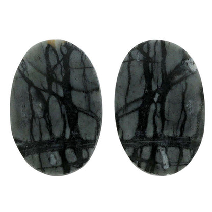 Picasso Jasper Pair 16x23.8x4 mm Oval Shape Polished Gemstone LS135-07107