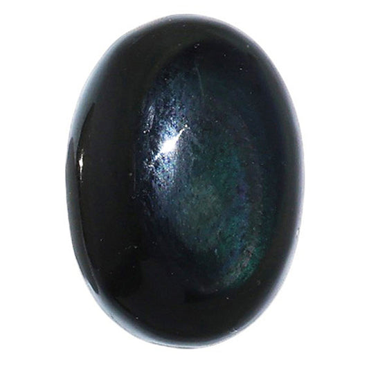 Obsidian Eye 12.8x17.9x5.4 mm Oval Shape Polished Gemstone LS136-07127