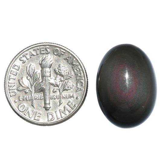 Obsidian Eye 13x18x6 mm Oval Shape Polished Gemstone LS136-07128