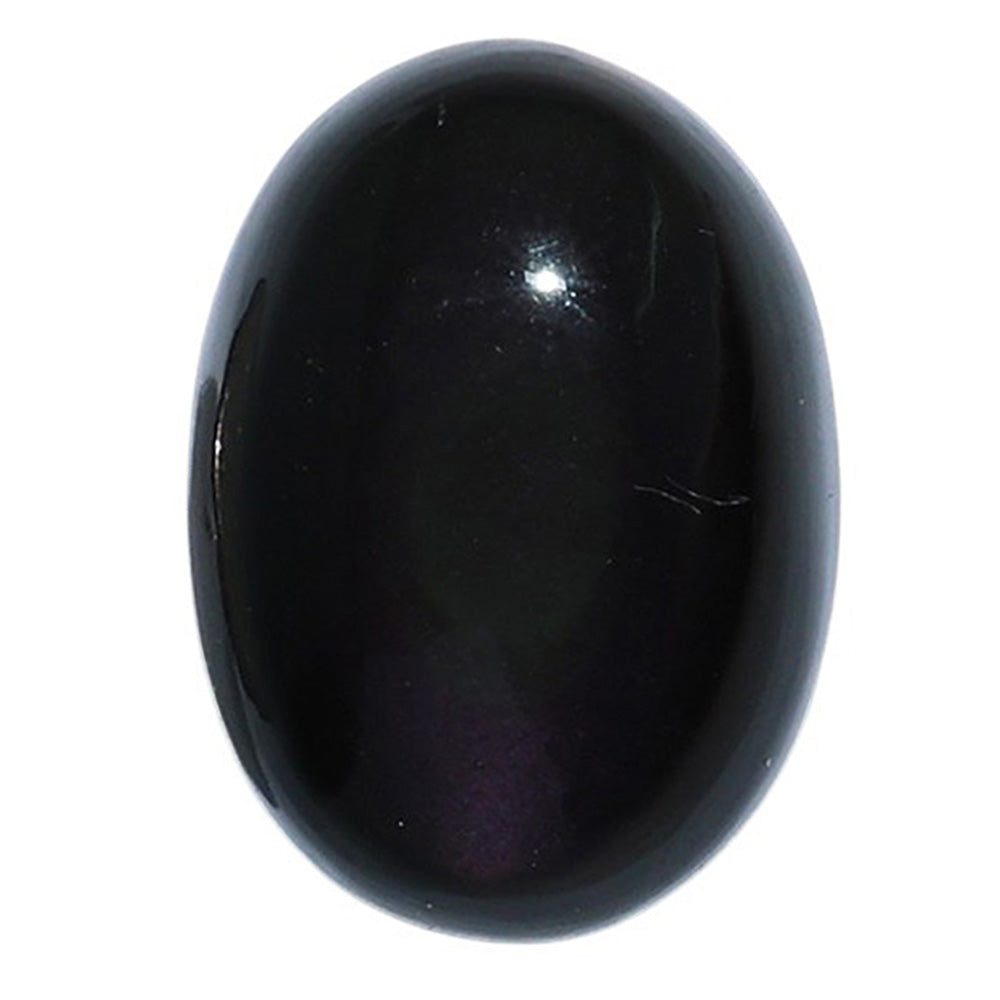 Obsidian Eye 12.9x17.7x6 mm Oval Shape Polished Gemstone LS136-07130