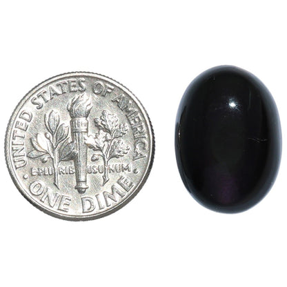 Obsidian Eye 12.9x17.7x6 mm Oval Shape Polished Gemstone LS136-07130