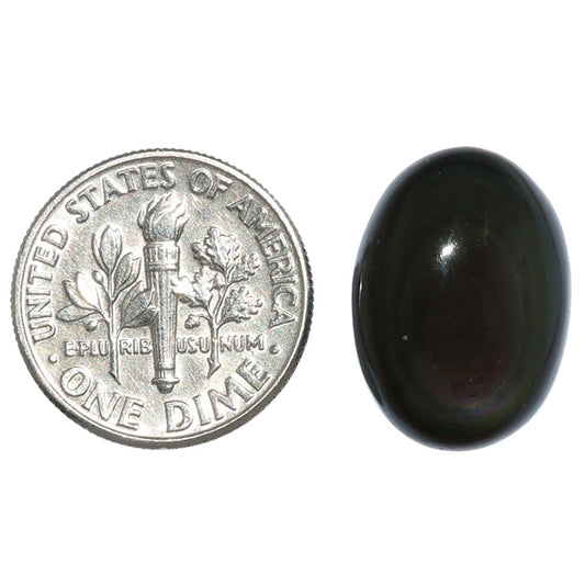 Obsidian Eye 13x18x6 mm Oval Shape Polished Gemstone LS136-07133