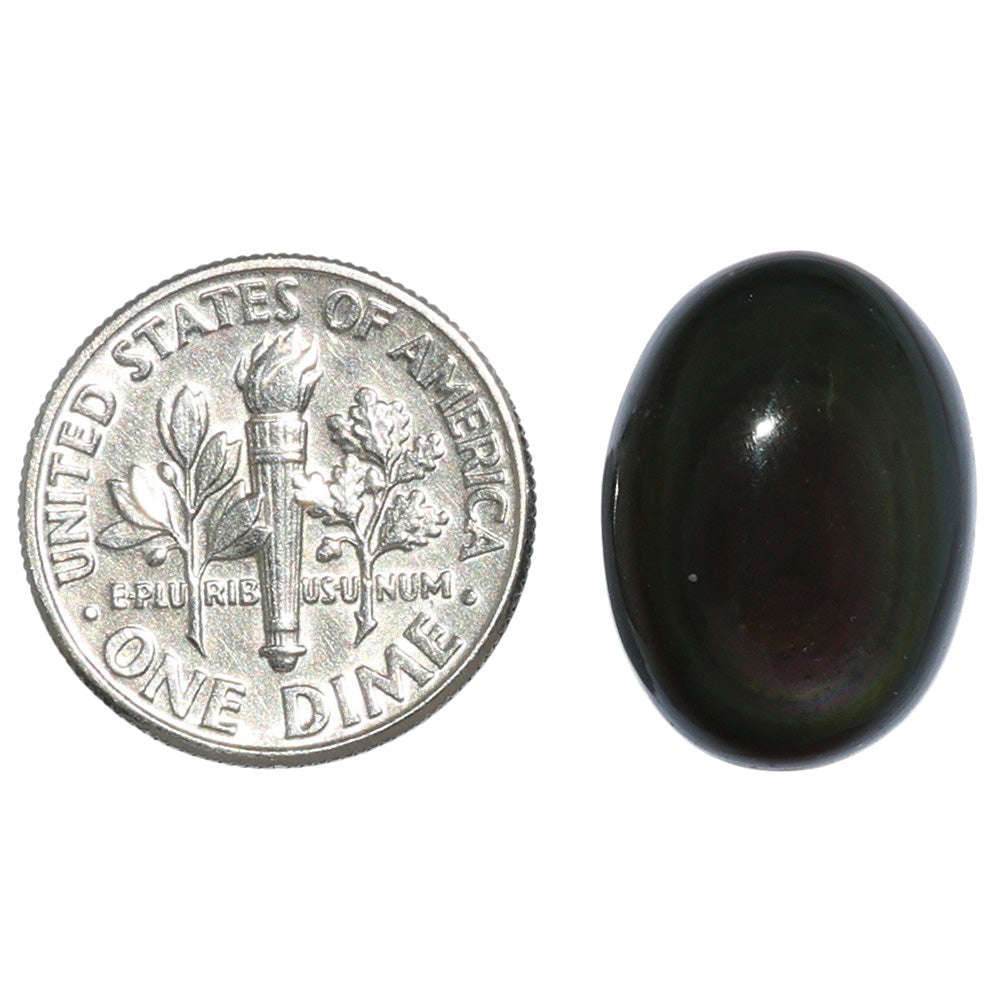 Obsidian Eye 13x18x6 mm Oval Shape Polished Gemstone LS136-07133