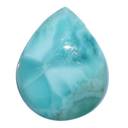 Larimar (Dominican Republic) 15.2x19x5 mm Pear Shape Polished Gemstone LS137-07178