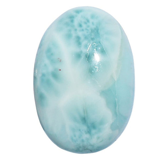 Larimar (Dominican Republic) 13.8x20.2x5.5 mm Oval Shape Polished Gemstone LS137-07179