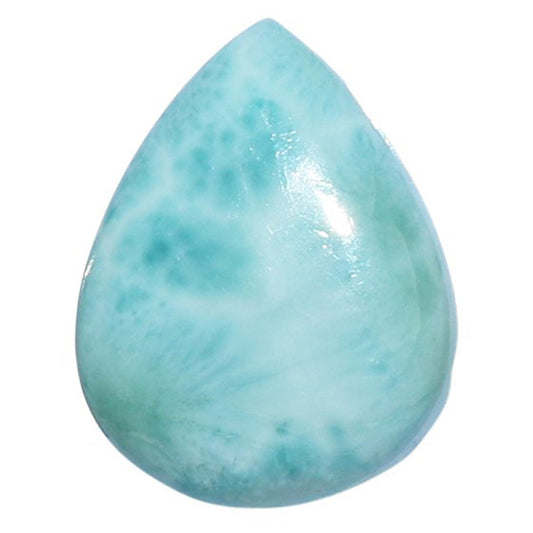 Larimar (Dominican Republic) 14.2x18.7x5 mm Pear Shape Polished Gemstone LS137-07183
