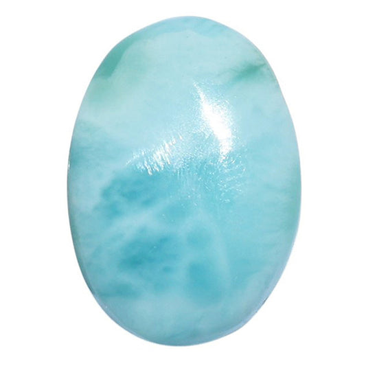 Larimar (Dominican Republic) 15x21.25x5.5 mm Oval Shape Polished Gemstone LS137-07186