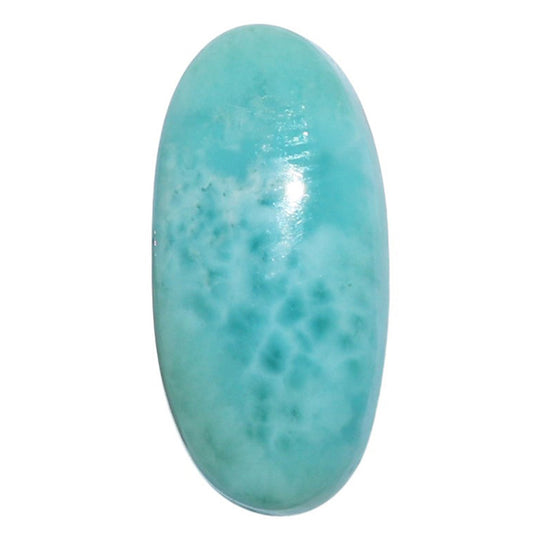 Larimar (Dominican Republic) 11.1x23x4 mm Oval Shape Polished Gemstone LS137-07188