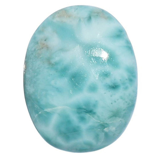 Larimar (Dominican Republic) 13.9x17.9x5.5 mm Oval Shape Polished Gemstone LS137-07189
