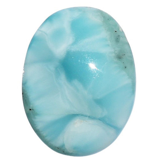 Larimar (Dominican Republic) 14x18.9x5 mm Oval Shape Polished Gemstone LS137-07190