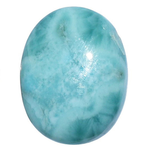 Larimar (Dominican Republic) 14.1x18.6x6 mm Oval Shape Polished Gemstone LS137-07192