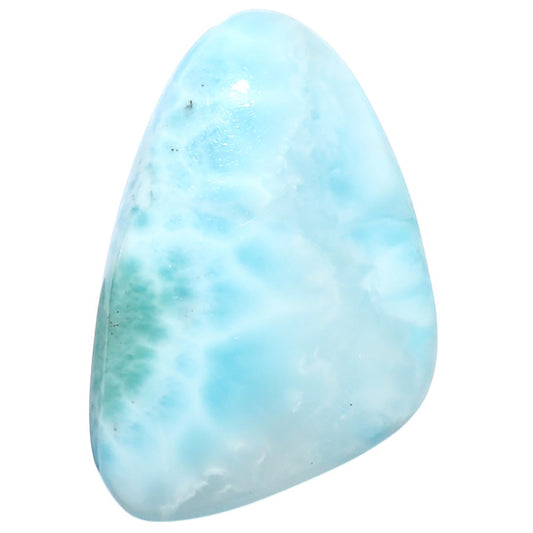 Larimar (Dominican Republic) 22.3x34x6.5 mm Fancy Shape Polished Gemstone LS137-08930