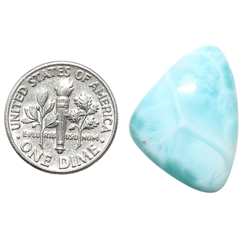 Larimar (Dominican Republic) 17.1x23.15x5 mm Fancy Shape Polished Gemstone LS137-08940