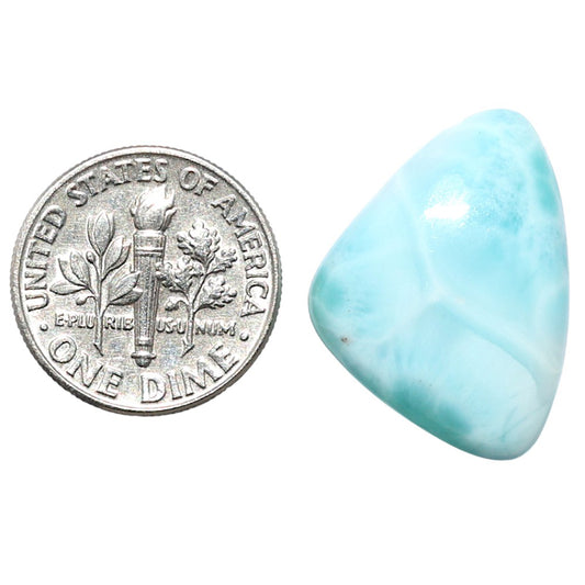 Larimar (Dominican Republic) 17.1x23.15x5 mm Fancy Shape Polished Gemstone LS137-08940