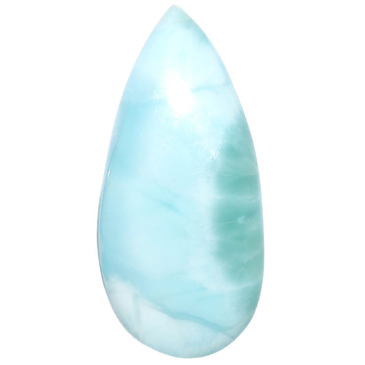 Larimar (Dominican Republic) 13.8x29.5x5 mm Pear Shape Polished Gemstone LS137-08950