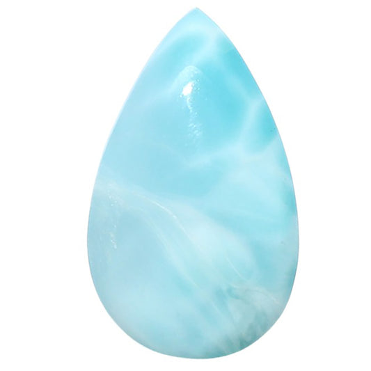 Larimar (Dominican Republic) 12.7x21.1x5.5 mm Pear Shape Polished Gemstone LS137-08954