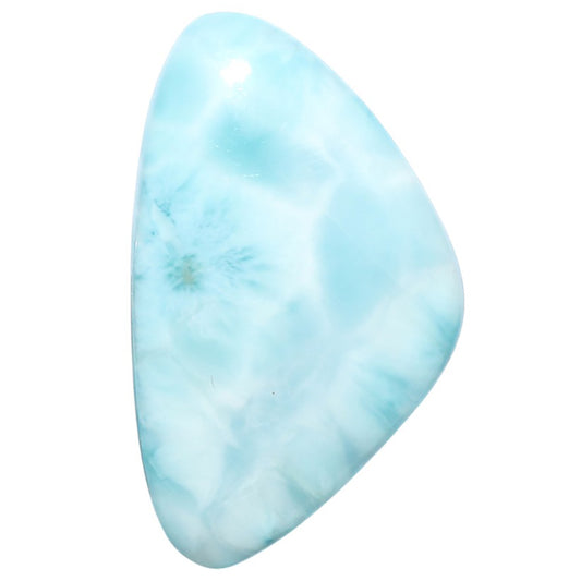 Larimar (Dominican Republic) 21.8x36.1x5 mm Fancy Shape Polished Gemstone LS137-08955