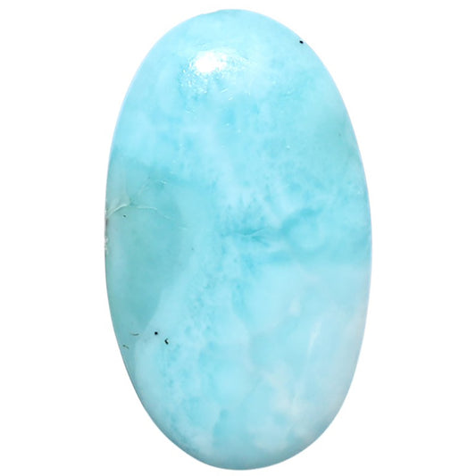Larimar (Dominican Republic) 16.7x29x5.3 mm Oval Shape Polished Gemstone LS137-08957