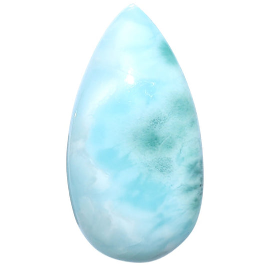 Larimar (Dominican Republic) 16x30.5x7.7 mm Pear Shape Polished Gemstone LS137-08963