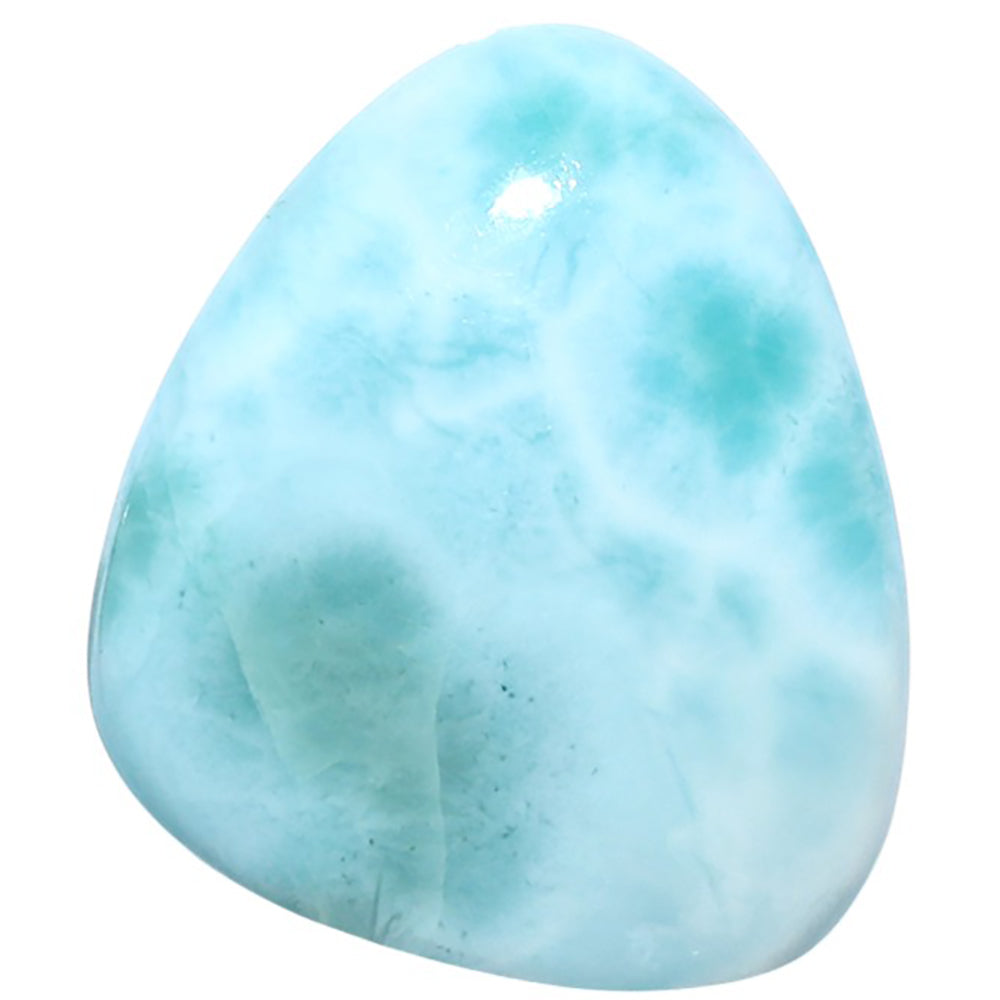 Larimar (Dominican Republic) 25.6x30.2x6 mm Fancy Shape Polished Gemstone LS137-08970