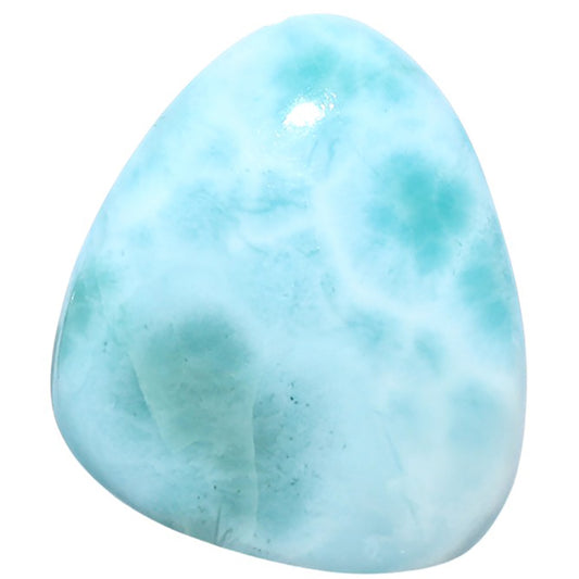 Larimar (Dominican Republic) 25.6x30.2x6 mm Fancy Shape Polished Gemstone LS137-08970
