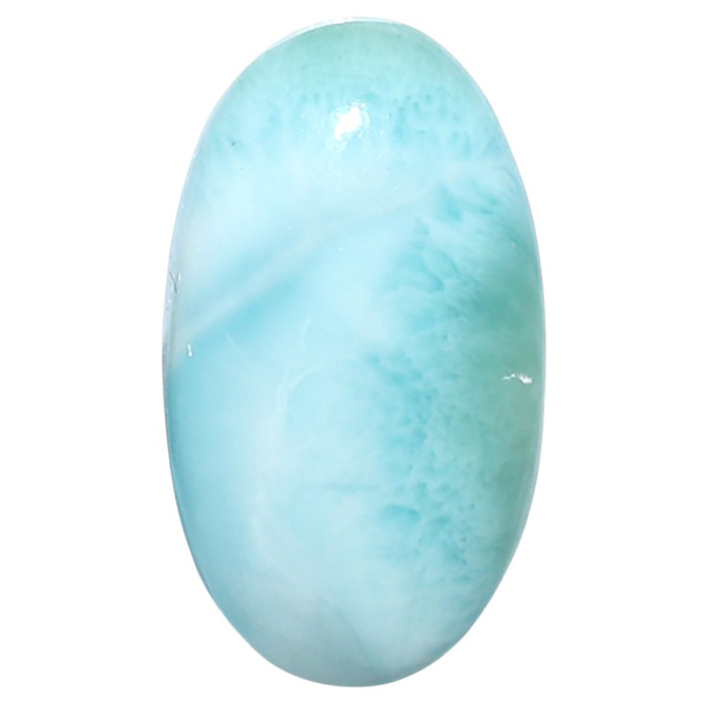 Larimar (Dominican Republic) 13.2x23x6 mm Oval Shape Polished Gemstone LS137-08971