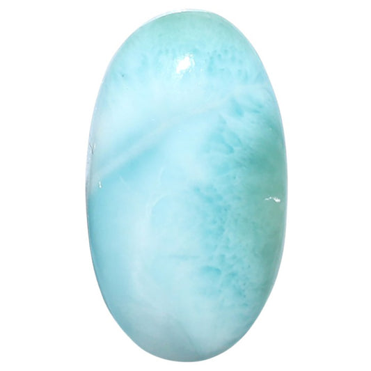 Larimar (Dominican Republic) 13.2x23x6 mm Oval Shape Polished Gemstone LS137-08971