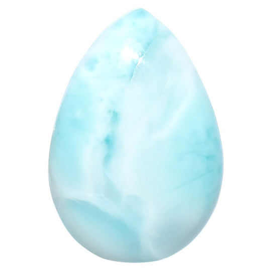 Larimar (Dominican Republic) 17.4x25.45x5.8 mm Pear Shape Polished Gemstone LS137-08975