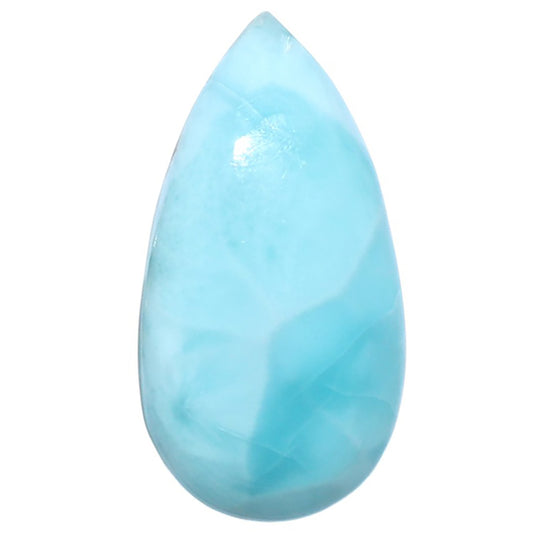 Larimar (Dominican Republic) 13.2x25.2x5.5 mm Pear Shape Polished Gemstone LS137-08979