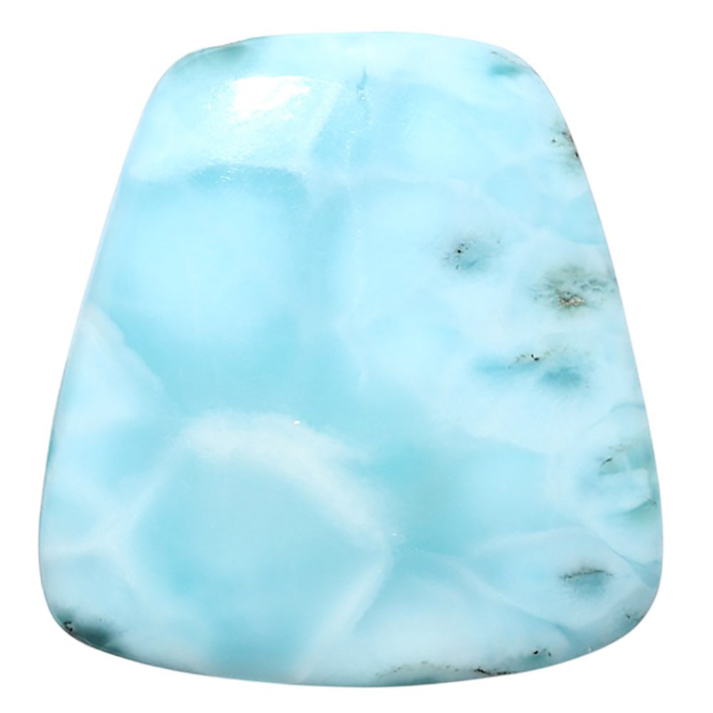 Larimar (Dominican Republic) 34.3x35.9x6 mm Fancy Shape Polished Gemstone LS137-08981