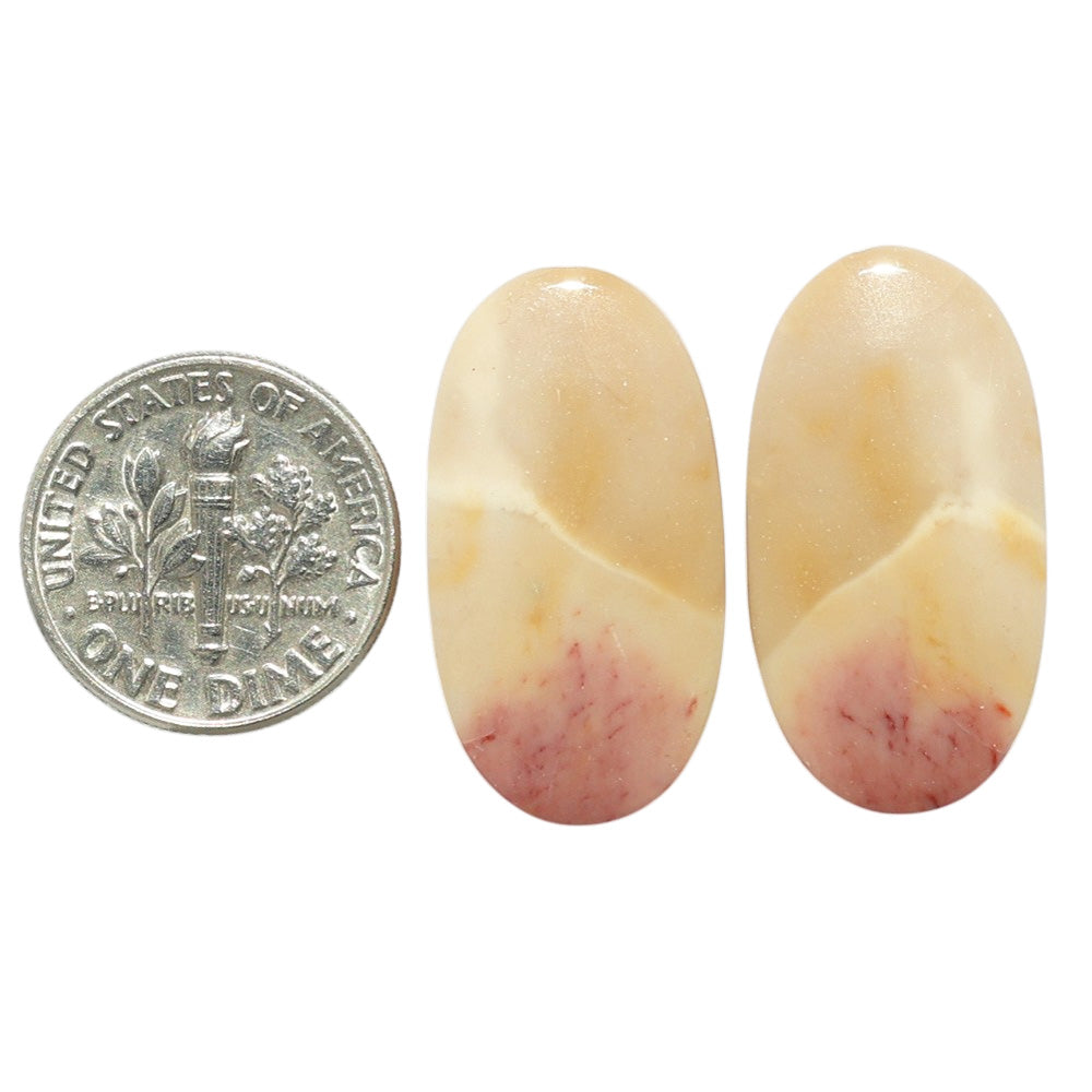 Mookaite Pair 13.75x26x4 mm Oval Shape Polished Gemstone LS139-07476