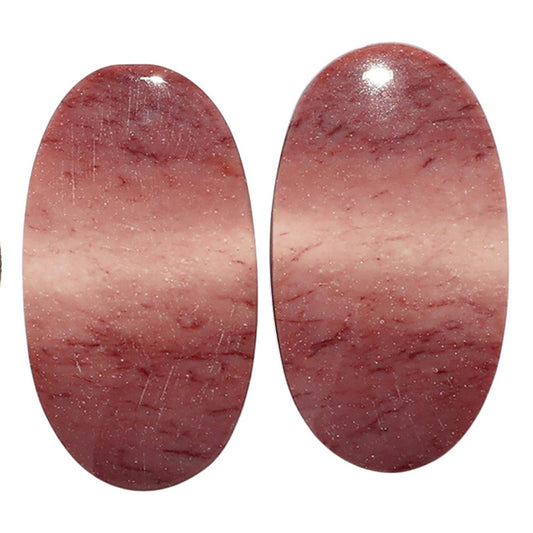 Mookaite Pair 15.2x27.5x4.5 mm Oval Shape Polished Gemstone LS139-07480