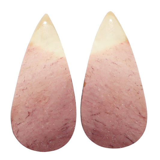 Mookaite Pair 13.2x27.5x4 mm Pear Shape Polished Gemstone LS139-07484