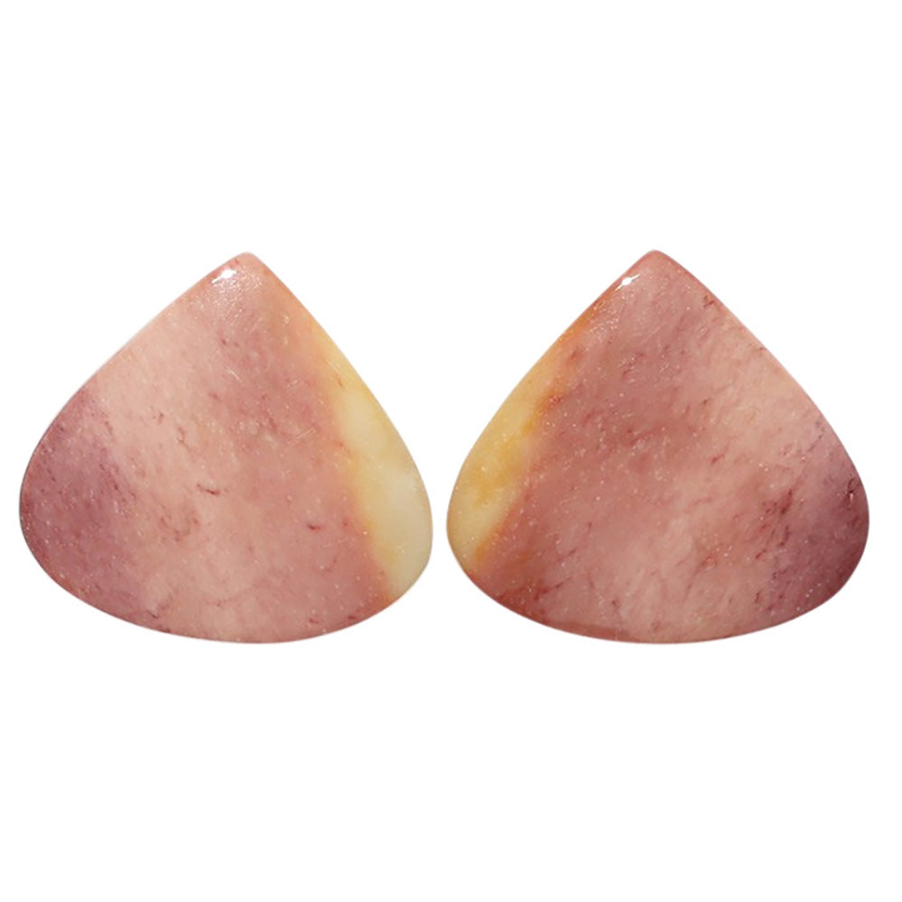 Mookaite Pair 21x22.3x4.3 mm Heart Shape Polished Gemstone LS139-07487