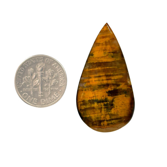 Nellite 19.5x36.9x5.5 mm Pear Shape Polished Gemstone LS14-05691