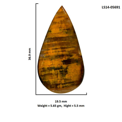 Nellite 19.5x36.9x5.5 mm Pear Shape Polished Gemstone LS14-05691