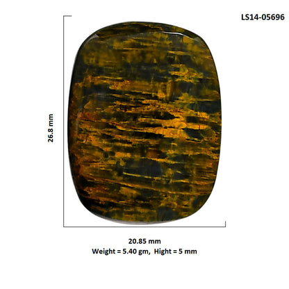 Nellite 20.85x26.8x5 mm Cushion Shape Polished Gemstone LS14-05696