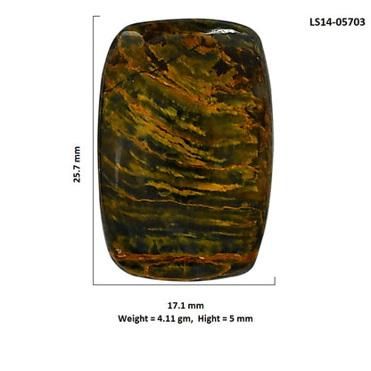 Nellite 17.1x25.7x5 mm Cushion Shape Polished Gemstone LS14-05703