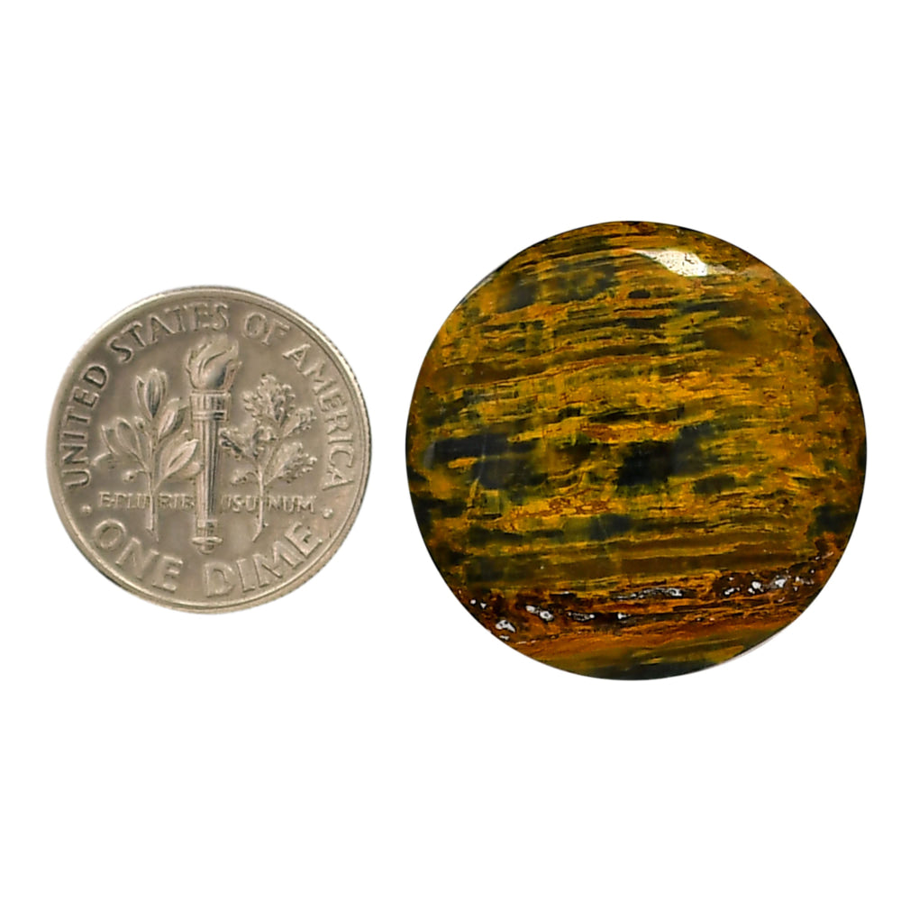 Nellite 25.9x25.9x6 mm Round Shape Polished Gemstone LS14-05707