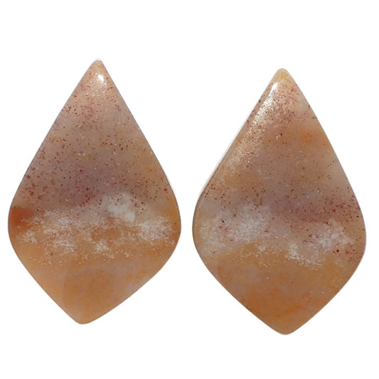 Yellow Aventurine Pair 18.1x27.8x4.5 mm Fancy Shape Polished Gemstone LS140-07492