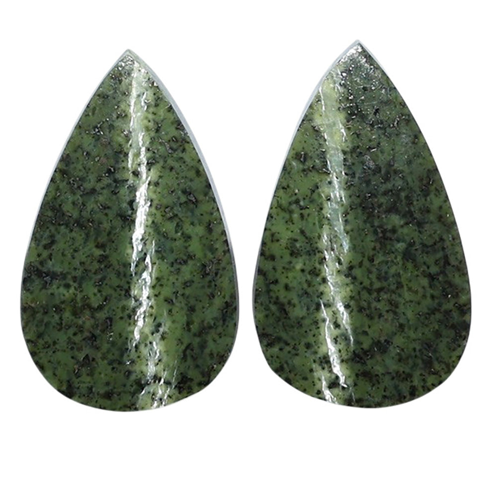 Natural Chrysotile Pair 3.5x22.5x3.5 mm Pear Shape Polished Gemstone LS142-07560